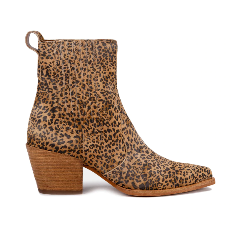 Serna Western Style Boot in Leopard
